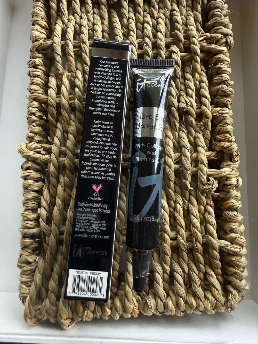 IT Cosmetics Neutral Medium Bye Bye Under Eye Concealer Full Coverage New